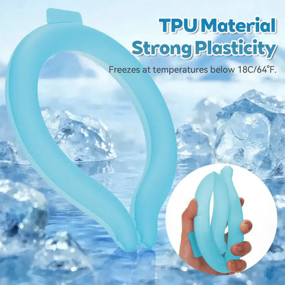 Neck Cooling Tube with ColdInsulated Bag Reusable for OutdoorIndoor Activities