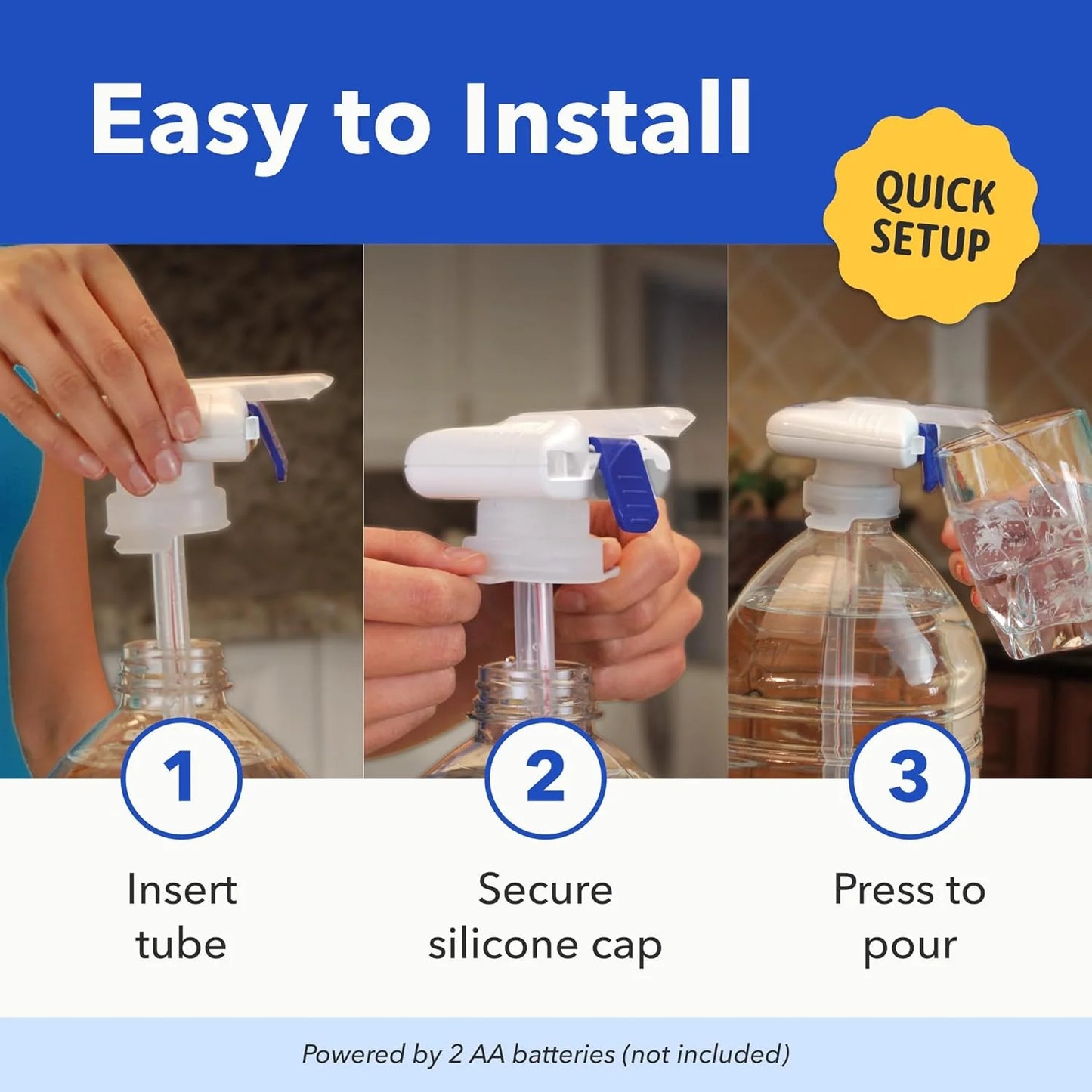 Trigger-Controlled Drink Dispenser for Fridge (MagicTap) – Automatic, Spill-Proof, Portable Pump