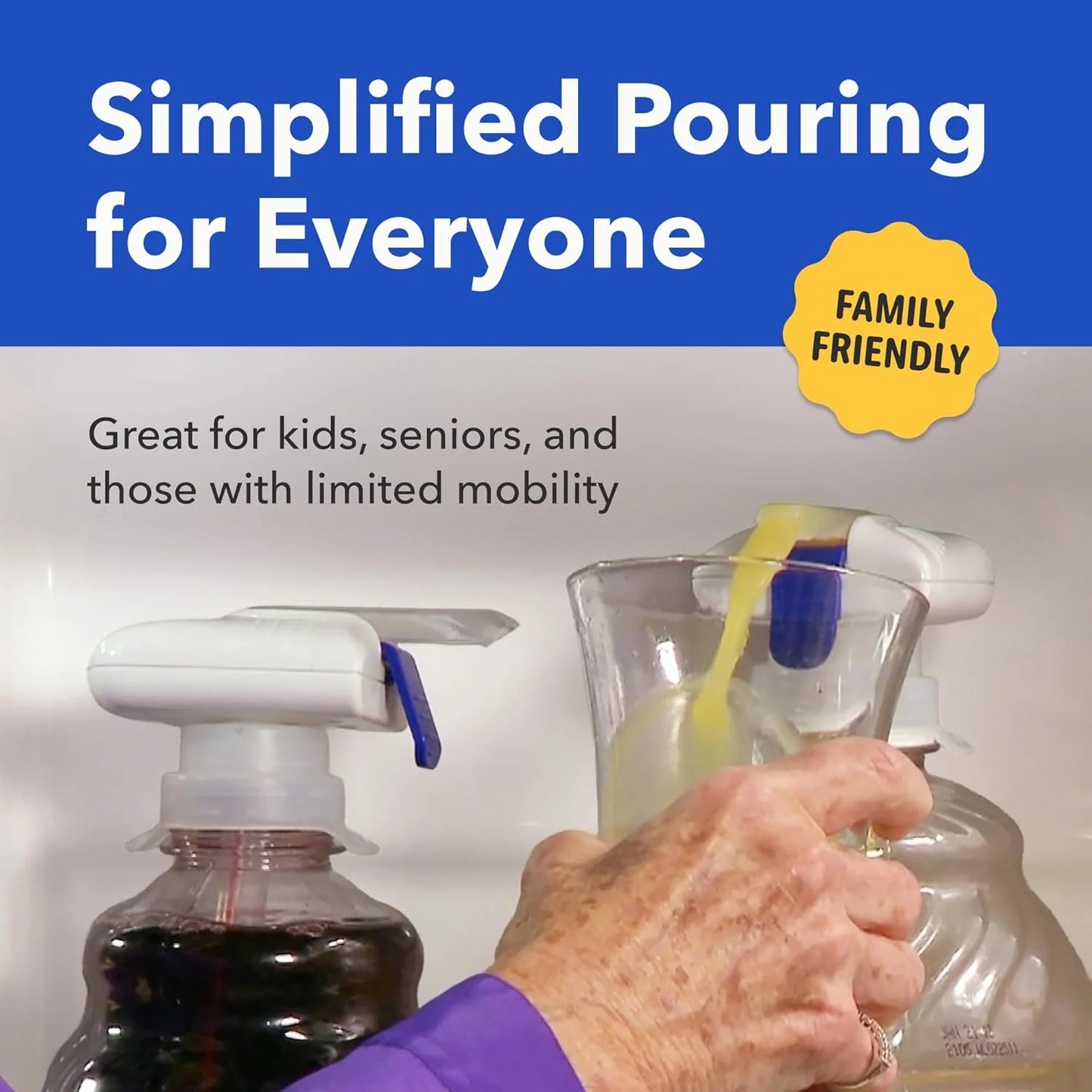 Trigger-Controlled Drink Dispenser for Fridge (MagicTap) – Automatic, Spill-Proof, Portable Pump