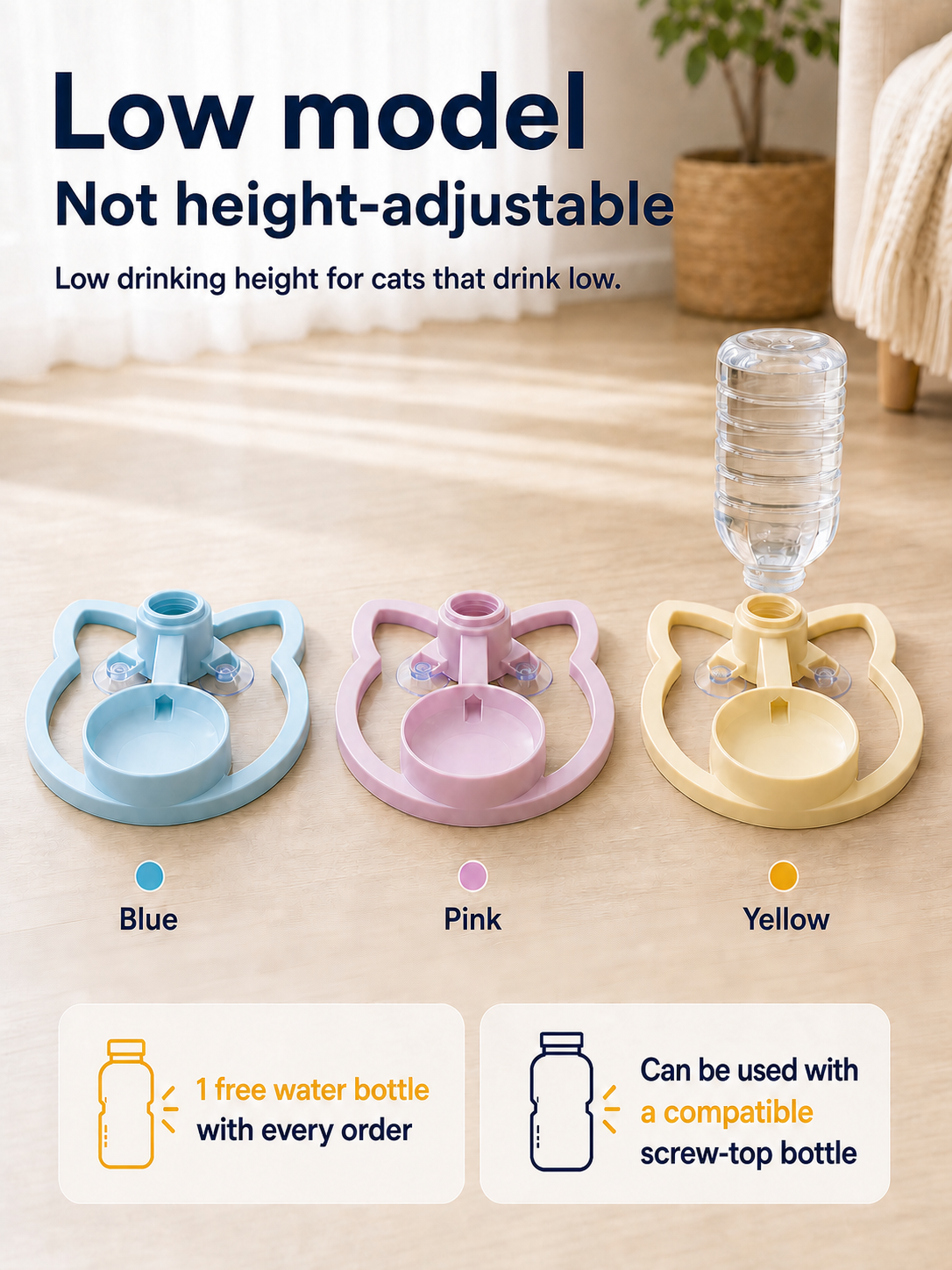 Elevated Gravity Cat Water Dispenser