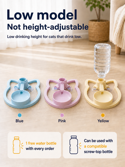 Elevated Gravity Cat Water Dispenser