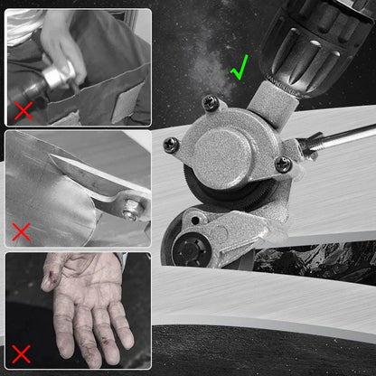 ✨ Electric Drill Sheet Metal Cutter - 3-in-1 Tool for Steel, Aluminum